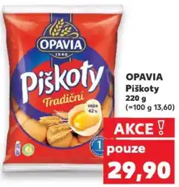Kaufland OPAVIA Piškoty nabídka