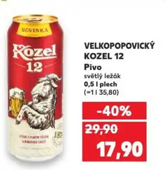 VELKOPOPOVICKÝ KOZEL 12 Pivo