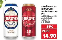 Kaufland KRUŠOVICE 10/ KRUŠOVICE HOŘKÉ NEALKO Pivo nabídka