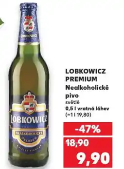 Kaufland LOBKOWICZ PREMIUM Nealkoholické pivo nabídka