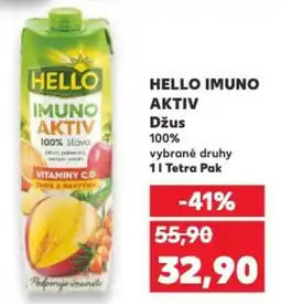 Kaufland HELLO IMUNO AKTIV Džus 100% nabídka