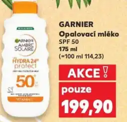 Kaufland GARNIER Opalovací mléko nabídka