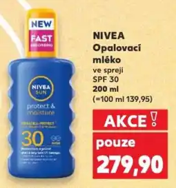 Kaufland NIVEA Opalovací mléko nabídka