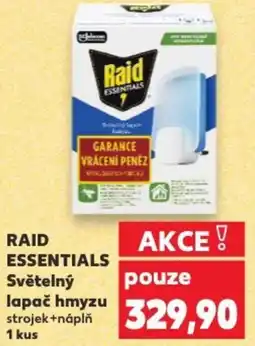 Kaufland RAID ESSENTIALS Světelný lapač hmyzu nabídka