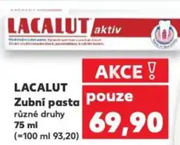 Kaufland LACALUT Zubní pasta nabídka