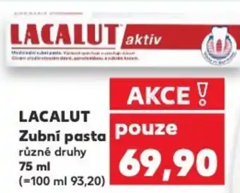 Kaufland LACALUT Zubní pasta nabídka