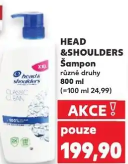 Kaufland HEAD &SHOULDERS Šampon nabídka