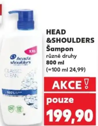Kaufland HEAD &SHOULDERS Šampon nabídka