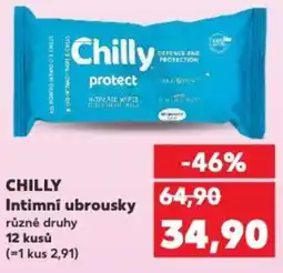 Kaufland CHILLY Intimní ubrousky nabídka