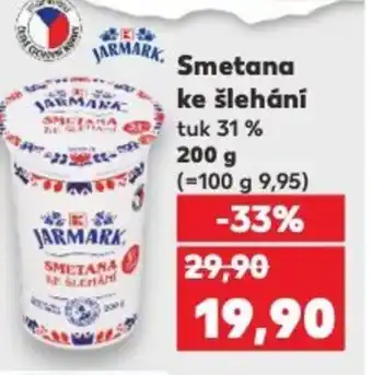Kaufland Smetana ke šlehání nabídka