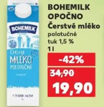 Kaufland BOHEMILK OPOČNO Čerstvé mléko nabídka