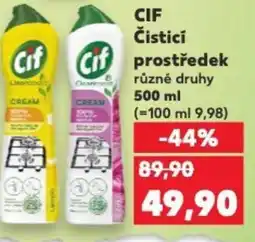 Kaufland CIF Čisticí prostředek nabídka