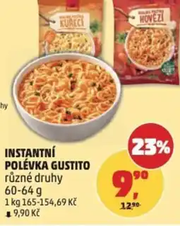 Penny Market Instantní polévka gustito nabídka