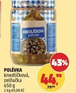 Penny Market Polévka knedlíčková, zelňačka nabídka