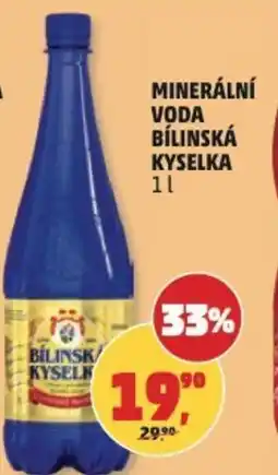 Penny Market Minerální voda bílinská kyselka nabídka