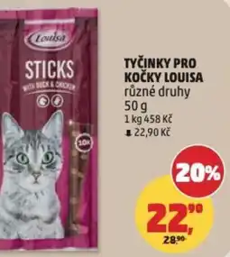 Penny Market Tyčinky pro kočky louisa nabídka
