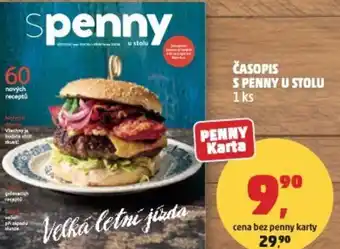 Penny Market Časopis s penny u stolu nabídka