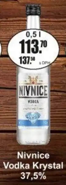 Nivnice Vodka Krystal 37,5%