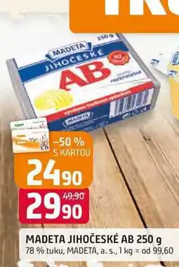 Trefa MADETA JIHOČESKÉ AB 250 g 78% tuku nabídka