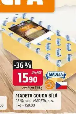 Trefa MADETA GOUDA BÍLÁ 48% tuku nabídka