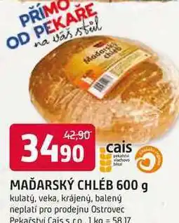 Trefa MAĎARSKÝ CHLÉB nabídka