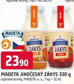 Trefa MADETA JIHOČESKÝ ZÁKYS nabídka