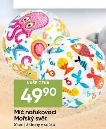 Mič nafukovací Mořský svět 51cm