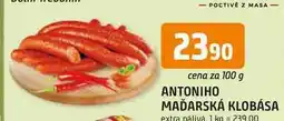 Trefa MAĎARSKÁ KLOBÁSA extra pálivá nabídka