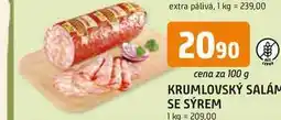 Trefa KRUMLOVSKÝ SALÁM SE SÝREM nabídka