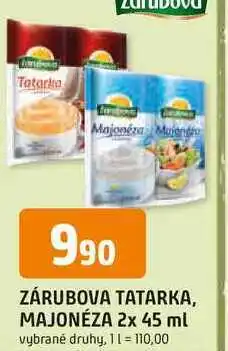 Trefa Zárubova Majonéza nabídka