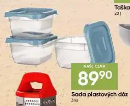 Hruška Sada plastových dóz 3 ks nabídka