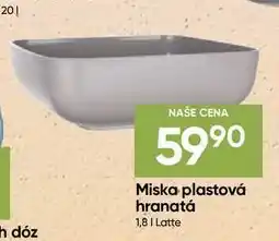 Hruška Miska plastová hranatá 1,8 | Latte nabídka