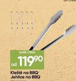 Hruška Kleště na BBQ, Jehlice na BBQ nabídka