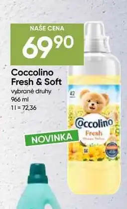Hruška Coccolino Fresh & Soft vybrané druhy nabídka