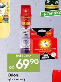 Hruška Orion vybrané druhy nabídka