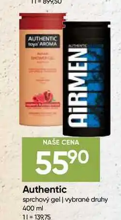 Hruška Authentic sprchový gel vybrané druhy nabídka