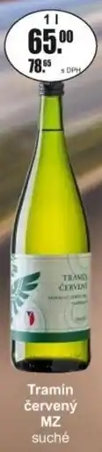 Adam Tramín červený MZ suché nabídka
