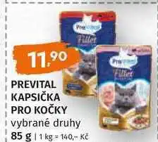 Trefa PREVITAL KAPSIČKA PRO KOČKY vybrané druhy nabídka