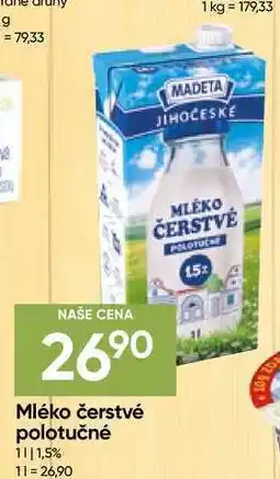 Hruška MADETA JIHOČESKE Mléko čerstvé polotučné nabídka