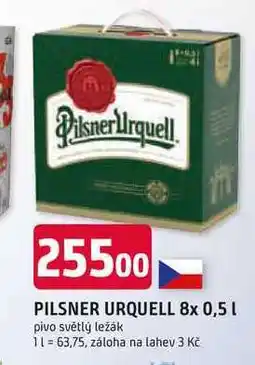 Trefa Pilsner Urquell Pivo ležák světlý nabídka