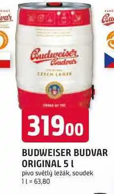 Trefa Budweiser Budvar B:Original nabídka