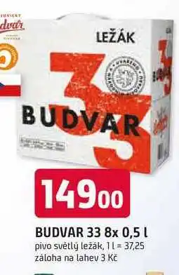 Trefa BUDVAR 33 nabídka