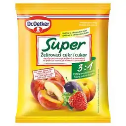 Hruška Dr. Oetker Super želírovací cukr 3:1 na přípravu ovocných džemů a marmelád 500g nabídka