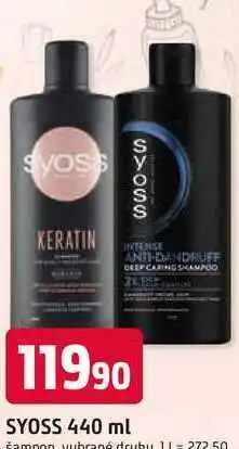 Trefa SYOSS 440 ml šampon nabídka