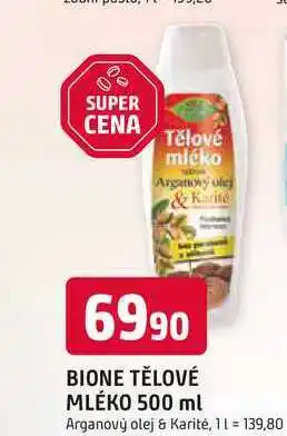 Trefa BIONE TĚLOVÉ MLÉKO nabídka