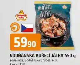 Trefa VODŇANSKÁ KUŘECÍ JÁTRA 450 g sous-vide nabídka