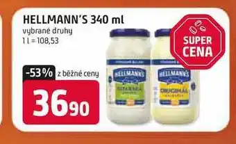 Trefa Hellmann's tatarská omáčka, majonéza 340ml, vybrané druhy nabídka