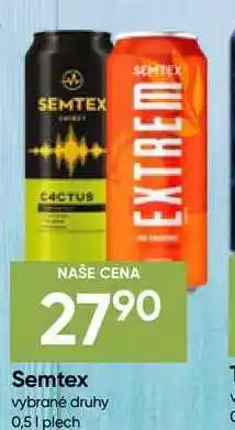 Hruška Semtex vybrané druhy 0,5l plech nabídka