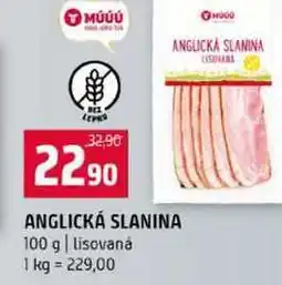 Terno ANGLICKÁ SLANINA 100 g lisovaná nabídka
