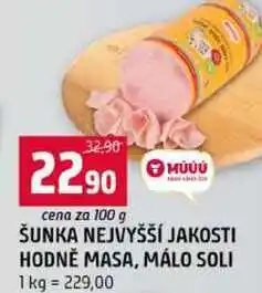 Terno ŠUNKA NEJVYŠŠÍ JAKOSTI HODNĚ MASA, MÁLO SOLI nabídka